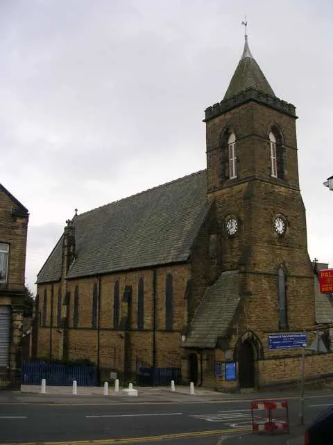 St Peter's parish church, Allerton Road, Allerton, West Yorkshire, seen from the southwest