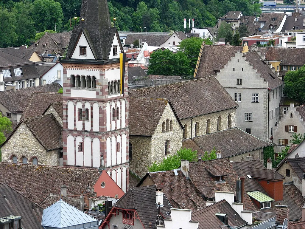 Kloster Allerheiligen in Schaffhausen as seen from Munot