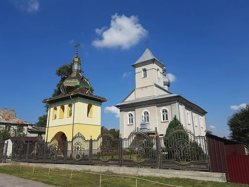 Церква Вознесіння Господнього 1854р ПЦУ с.Бариш Чортківський р-н, Тернопільська обл.