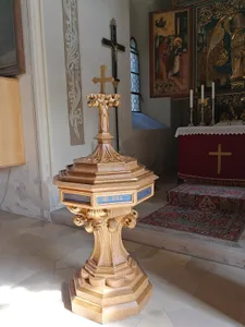 Baptismal font of St. Michael (Sausenhofen)