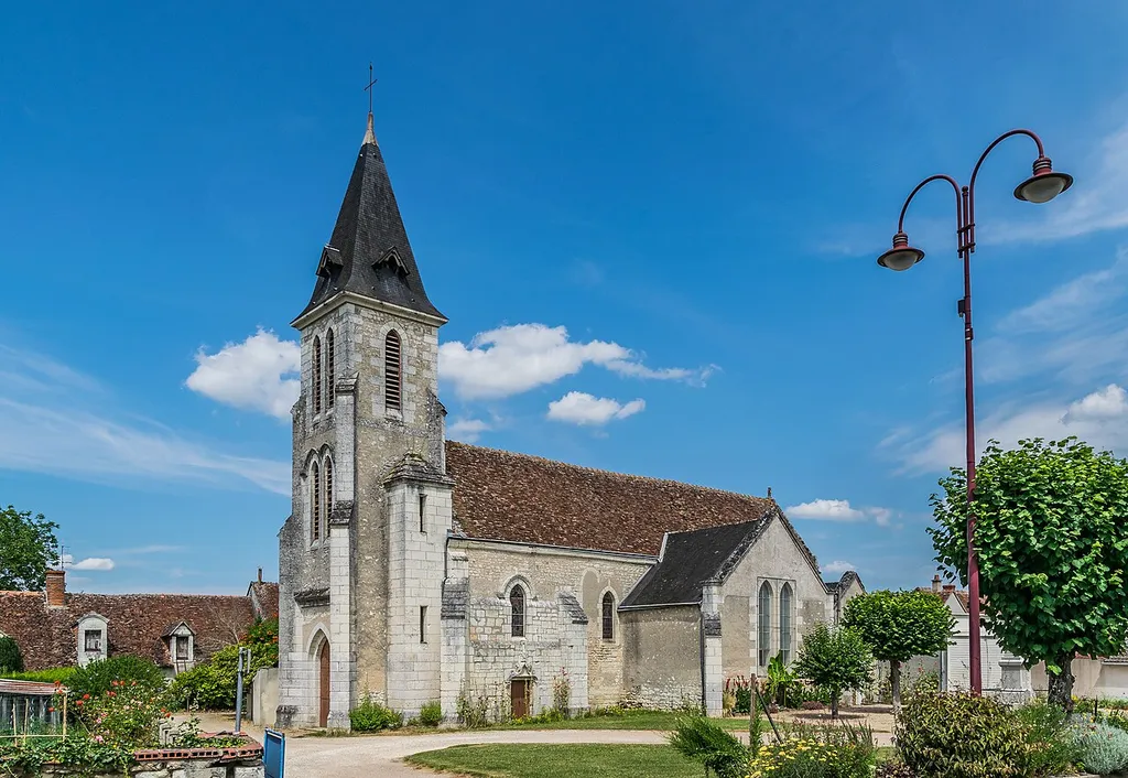 Saint Martin church of Couffy, Loir-et-Cher, France