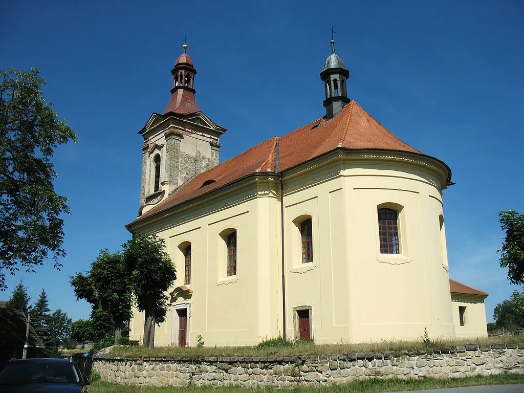 Church of Saint George in Chlum, Česká Lípa District.