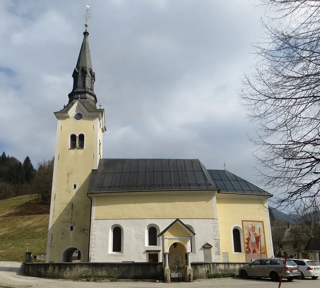 Saint Clement's Church in Bukovščica, Municipality of Škofja Loka, Slovenia