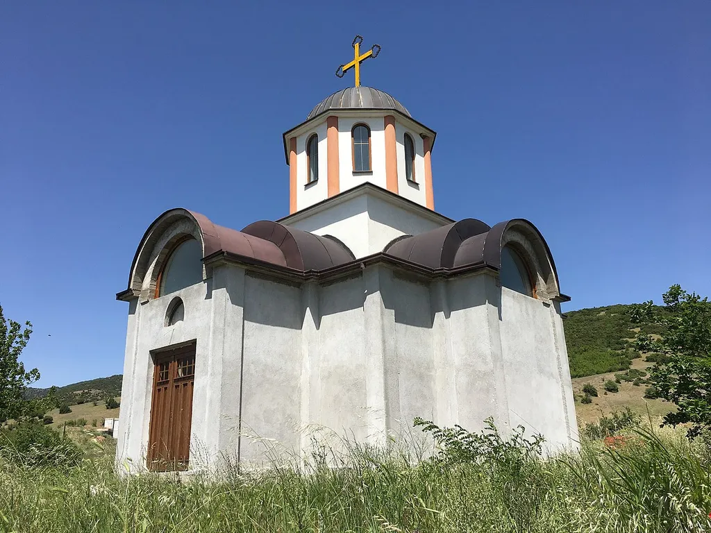 The new building of Church of the Ascension of Christ in the village of Korešnica