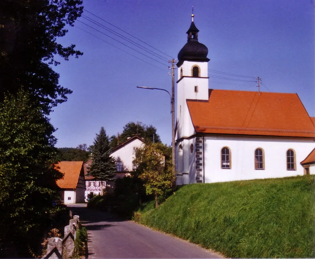 Small church at Ehrl, Schesslitz, Bavaria, Germany