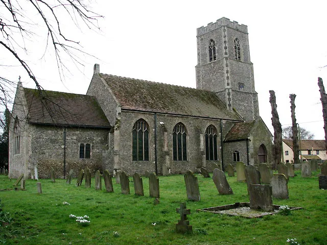 The church of St Peter &amp; St Paul A path lined by ancient lime trees leads to the north doorway which, sadly, is firmly locked (the porch is secured with a padlock). For more information see: http://www.norfolkchurches.co.uk/griston/griston.htm A memorial dedicated to the American servicemen of the 3rd Strategic Air Depot, who were stationed at Station 505 was erected in the churchyard and inside the church hangs an American flag given by the servicemen who used the church whilst stationed here during the Second World War.