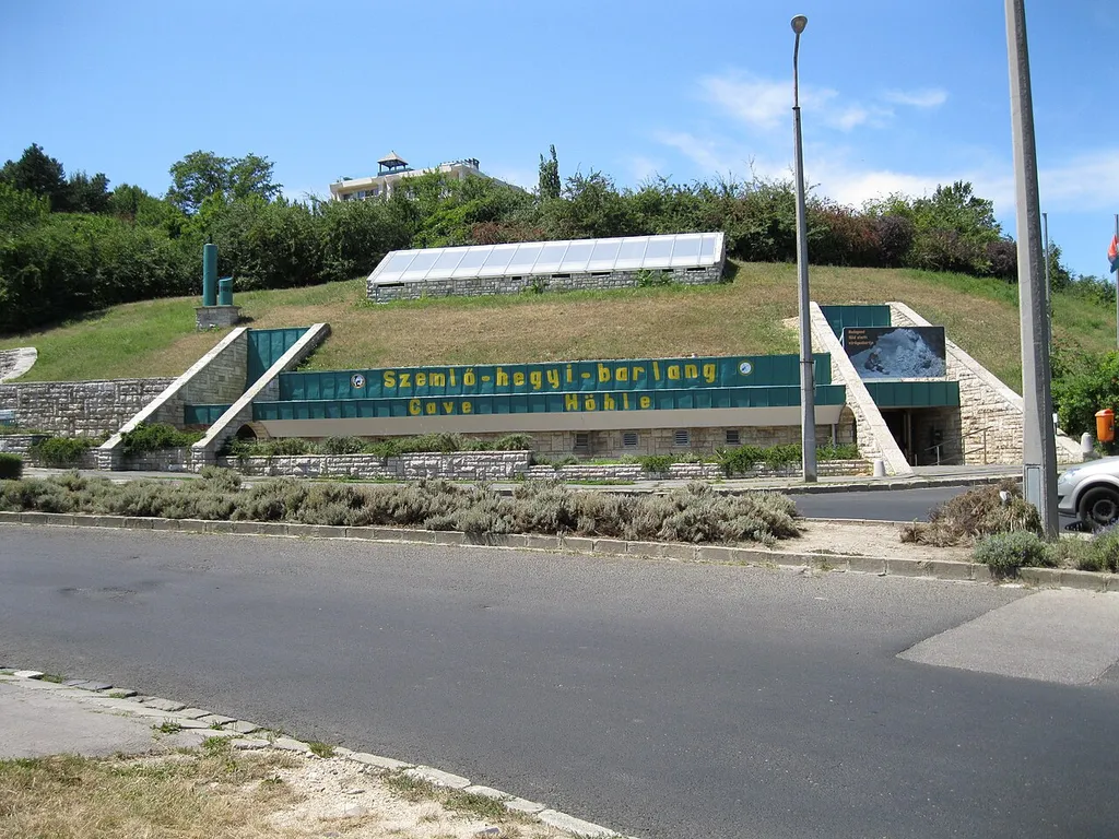 Budapest, entrance of the Szemlő-hegy Cave