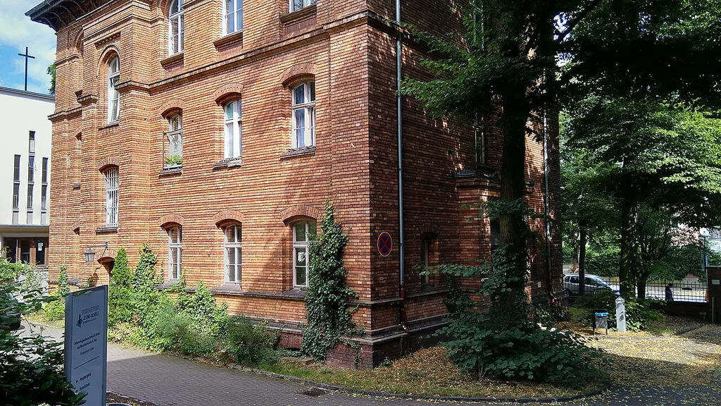 Gebäude des Deutschen Blindenmuseums Berlin Eingang an der Westseite