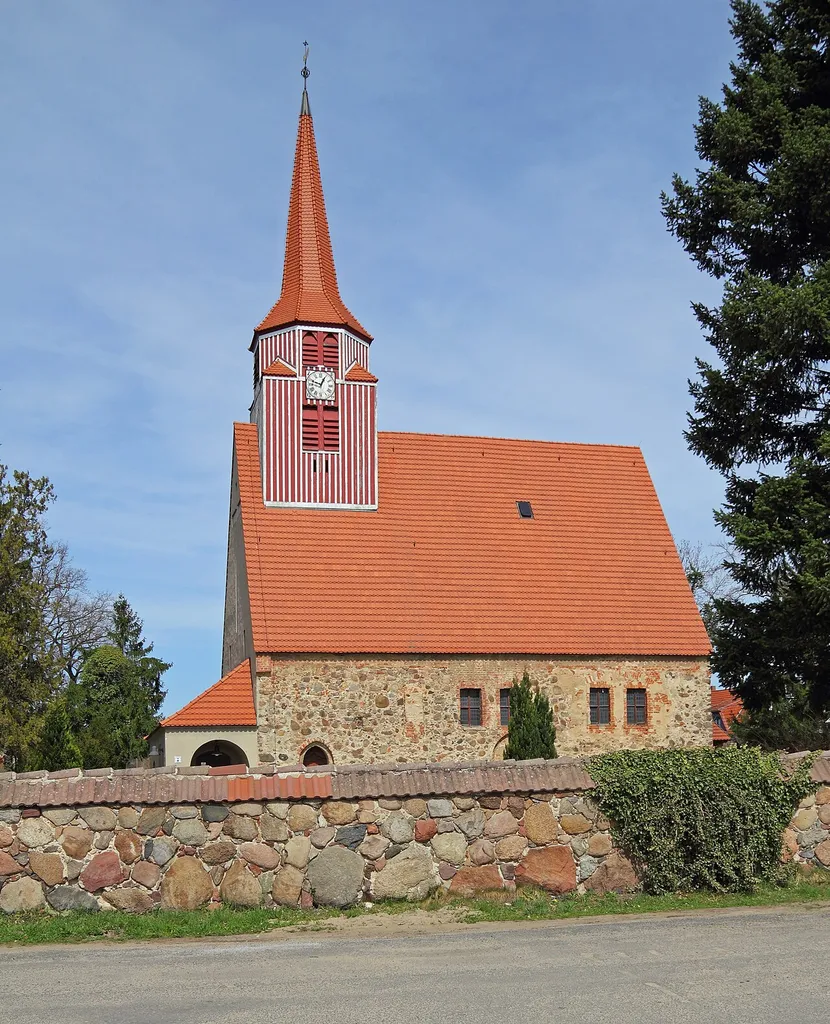 Village church in Demnitz (Steinhöfel), Brandenburg, Germany