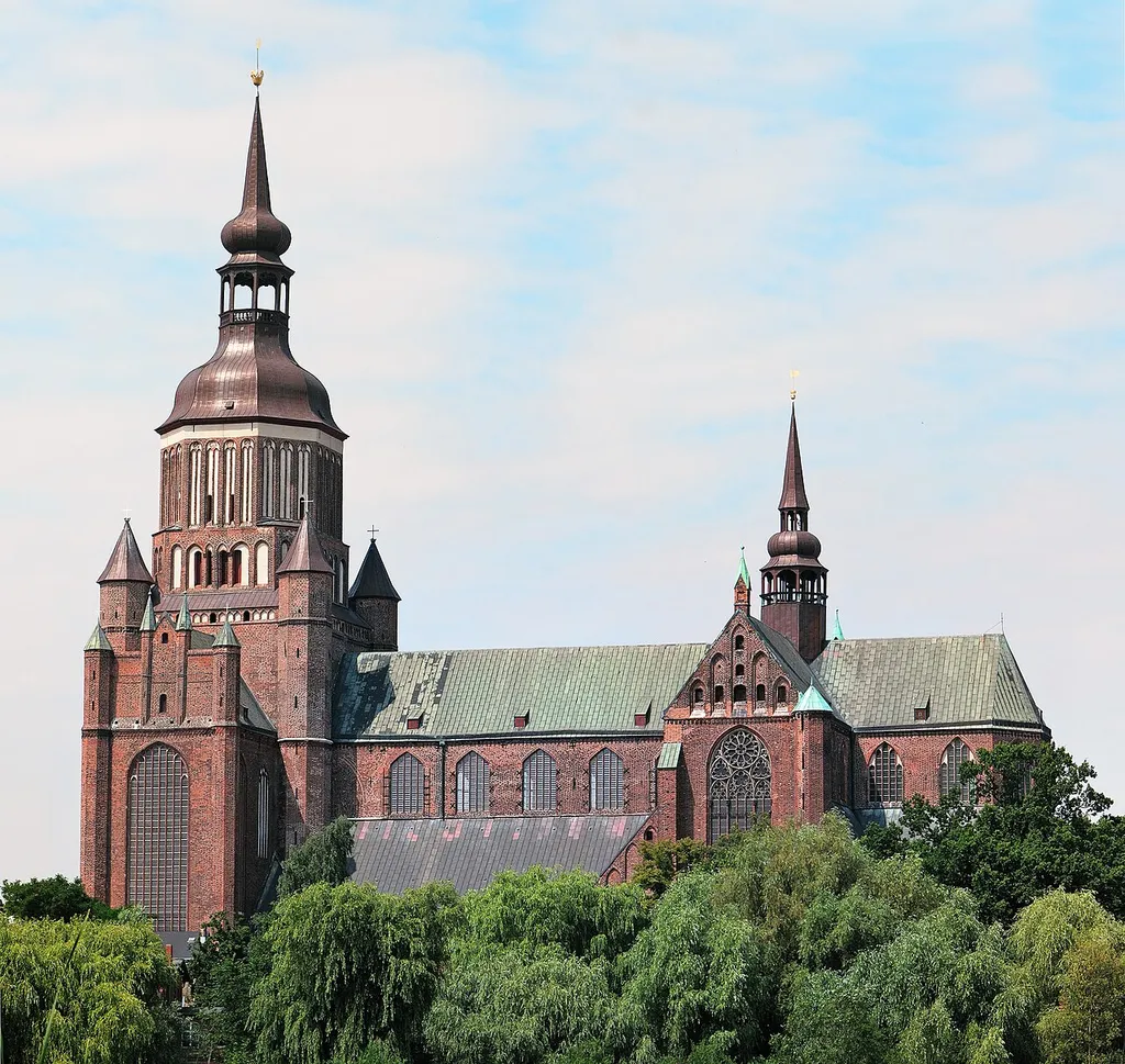 This image shows the Marienchurch of Stralsund.