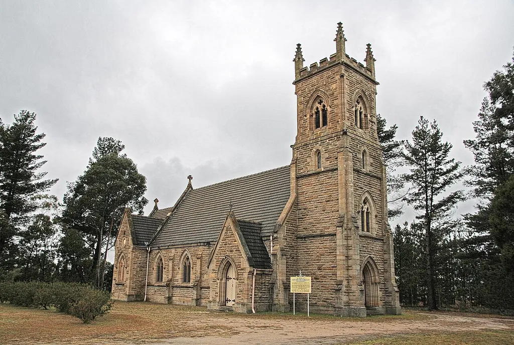 St John the Evangelist Church Wallerawang New South Wales. Designed by Edmund Blacket, opened 1881.