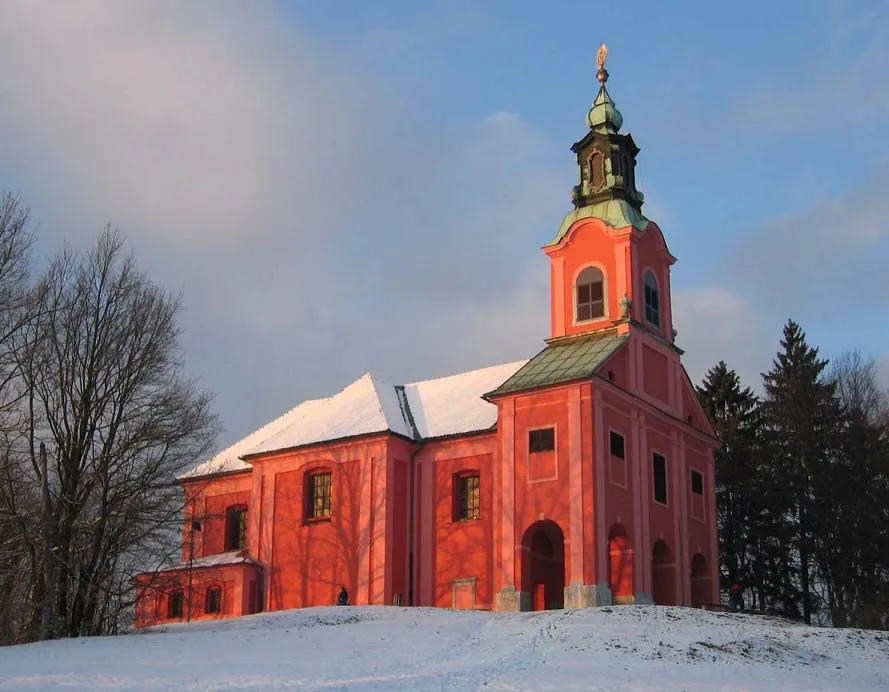Maria's visitation church at Rožnik hill, Ljubljana. Originally built in 1740-47 and extensively renovated in 1823. photo:Ziga 08:43, 1 May 2006 (UTC)