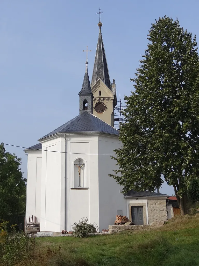 Liberec-Starý Harcov - kostel Navštívení Panny Marie