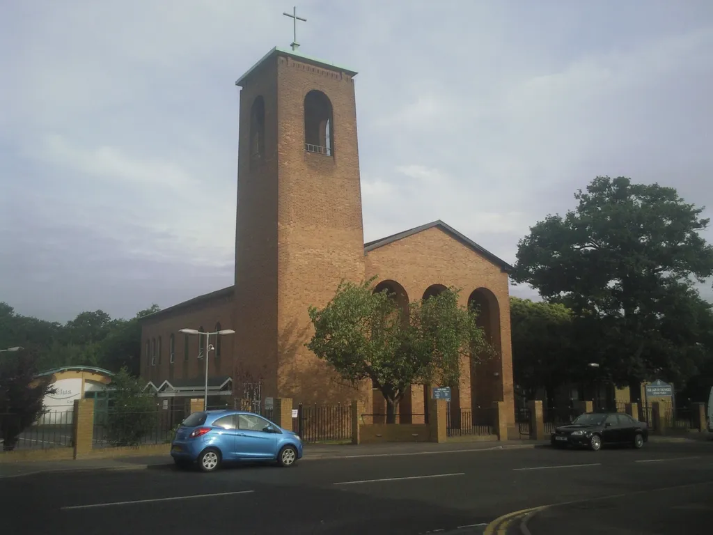 Our Lady of the Angels Roman Catholic Church served by the Capuchins in Erith, Bexley, London.
