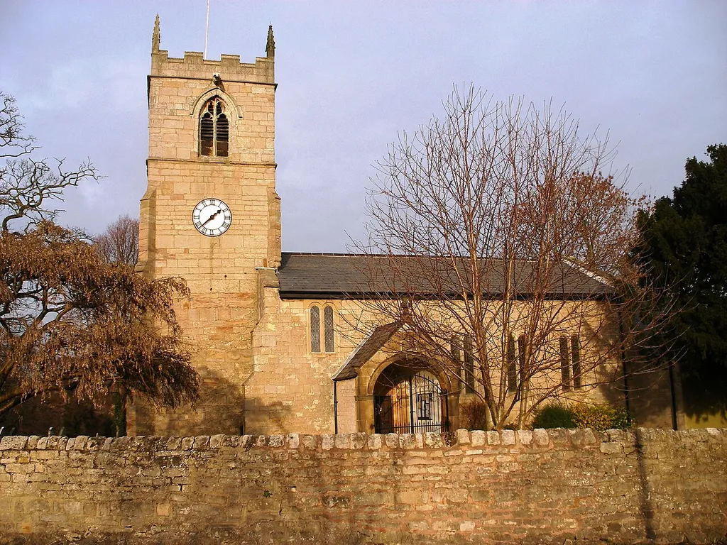The south side of the church of Saint John the Baptist, Clowne, Derbyshire, England.