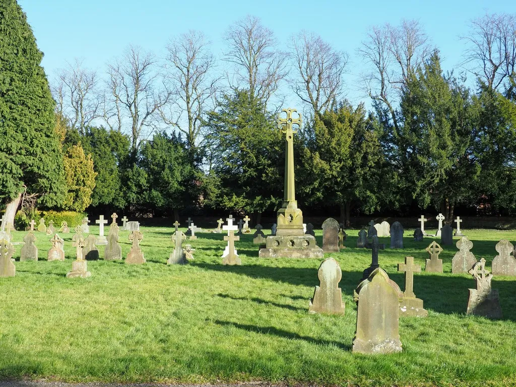 Graveyard in the village of Baldersby St James