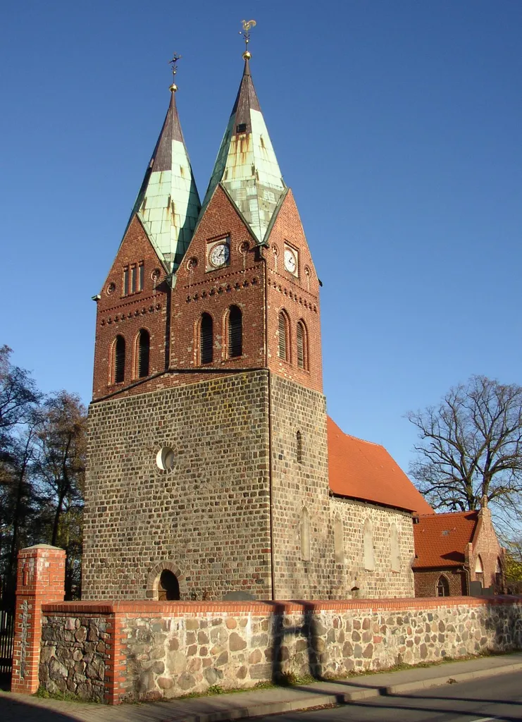 Church in Werneuchen-Willmersdorf in Brandenburg, Germany