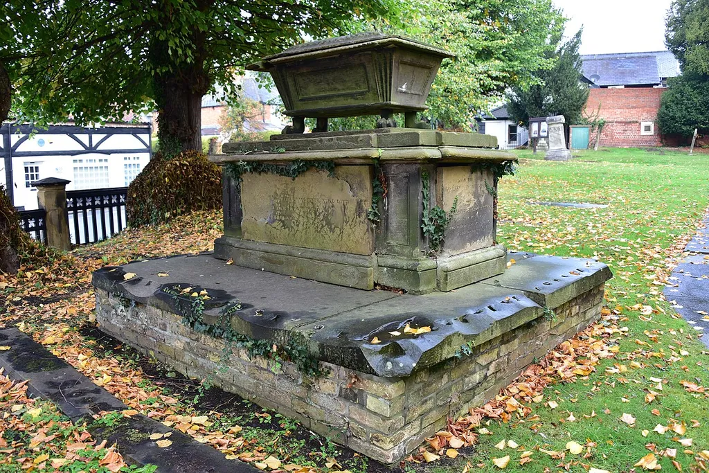 Chest Tomb Of Jane Whitaker About 50 Metres South West Of West Tower Of Church Of Saint Andrew .mw-parser-output .messagebox{margin:4px 0;width:auto;border-collapse:collapse;border:2px solid var(--border-color-progressive,#6485d1);background-color:var(--background-color-neutral-subtle,#fbfcff);color:var(--color-base,#202122);box-sizing:border-box;border-inline-start-width:8px}.mw-parser-output .messagebox.mbox-small{font-size:88%;line-height:1.25em}.mw-parser-output .mbox-warning,.mw-parser-output .mbox-speedy{border:2px solid var(--border-color-error,#b22222);background:var(--background-color-error-subtle,#ffdbdb);border-inline-start-width:8px}.mw-parser-output .mbox-serious,.mw-parser-output .mbox-delete,.mw-parser-output .mbox-stop{border:2px solid var(--border-color-error,#b22222);border-inline-start-width:8px}.mw-parser-output .mbox-issue,.mw-parser-output .mbox-content{border:2px solid #f28500;background:var(--background-color-warning-subtle,#ffe);border-inline-start-width:8px}.mw-parser-output .mbox-query,.mw-parser-output .mbox-style{border:2px solid #f4c430;background:var(--background-color-warning-subtle,#ffe);border-inline-start-width:8px}.mw-parser-output .mbox-shit{border:2px solid #960;border-inline-start-width:8px}.mw-parser-output .mbox-license{border:2px solid #88a;border-inline-start-width:initial}.mw-parser-output .mbox-legal{border:2px solid var(--border-color-notice,#666);background:var(--background-color-base,#fff);border-inline-start-width:8px}.mw-parser-output .mbox-honor{border:2px solid #ca3;background:var(--background-color-warning-subtle,#fcf4db);border-inline-start-width:8px}.mw-parser-output .mbox-growth{border:2px solid #8d4;background:var(--background-color-success-subtle,#d5fdf4);border-inline-start-width:8px}.mw-parser-output .mbox-move{border:2px solid #93c;border-inline-start-width:8px}.mw-parser-output .mbox-protection,.mw-parser-output .mbox-message{border:2px solid var(--border-color-base,#aaa);border-inline-start-width:8px}.mw
