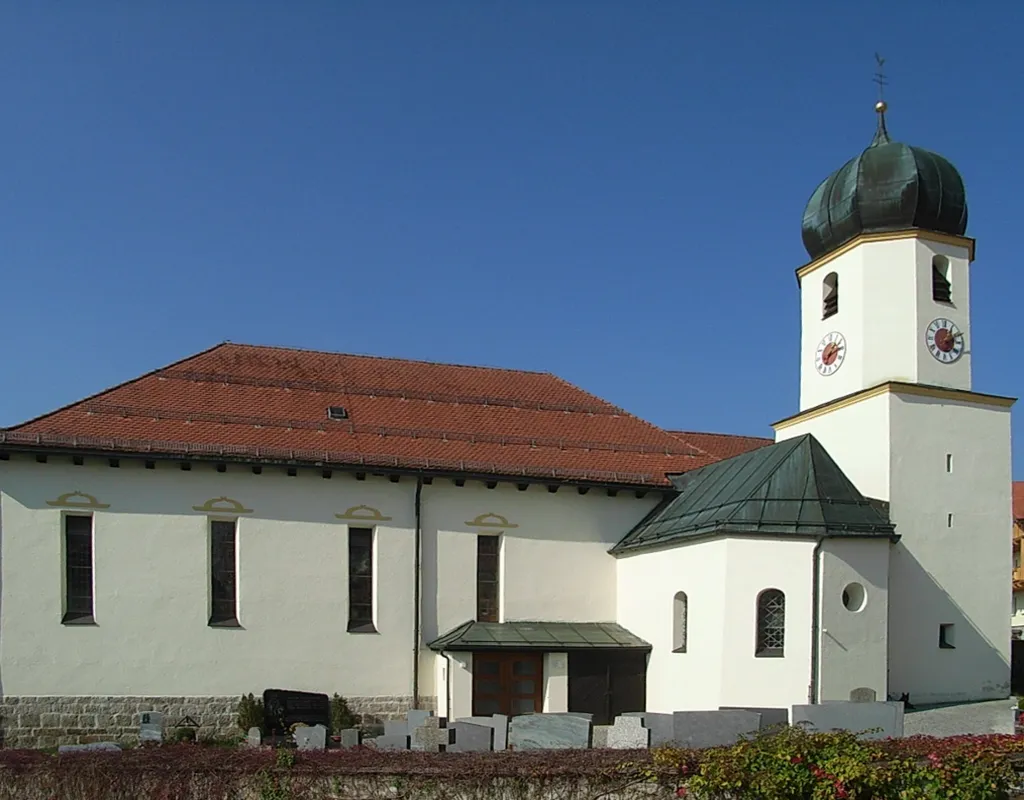 Langdorf, St Mary Magdalene Parish Church from east.