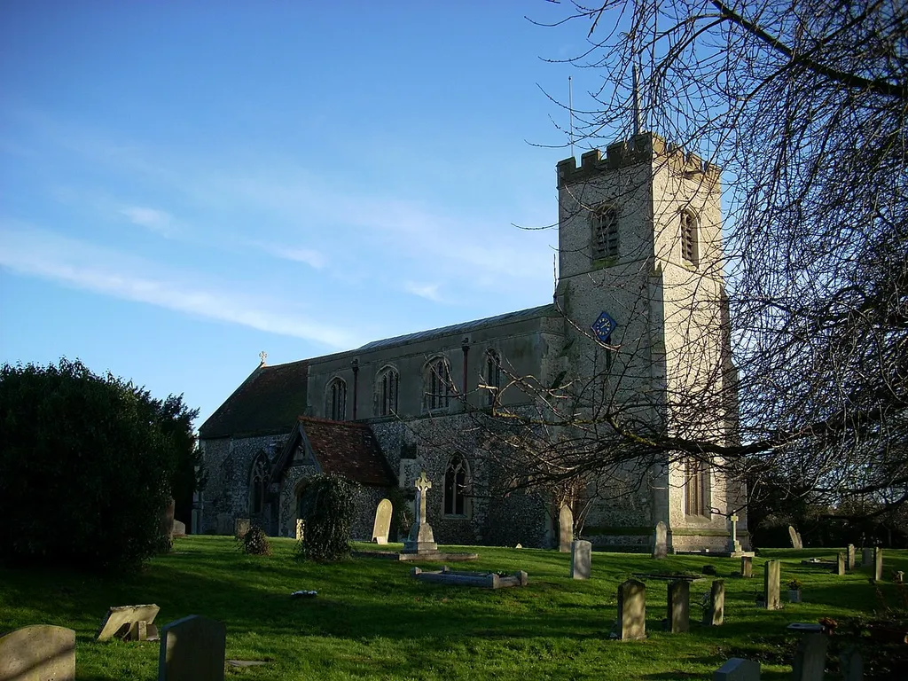 Church of St. Lawrence in Foxton, Cambridgeshire, England