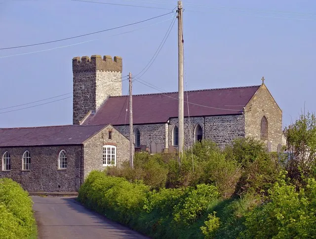 Parish church: Llanddewi Aberarth The church is spectacularly sited on a hilltop overlooking Cardigan bay. It is dedicated to St David.
