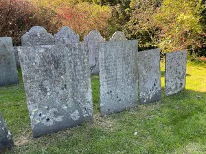 3 Headstones Of Susanna Skinner, John Skinner And William Panier 4 To 6 Metres To North Of North Aisle Of Church Of St Endelienta