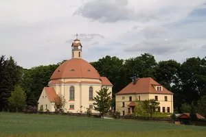 Johanneskirche und Friedhof Kirschau (Sachgesamtheit) Bautzener Straße 19
