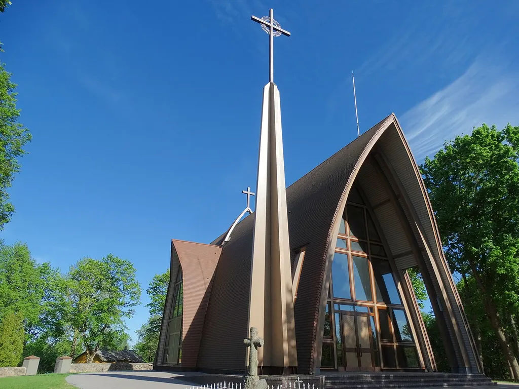 New St. George's Church in Dubingiai, Molėtai district, Lithuania