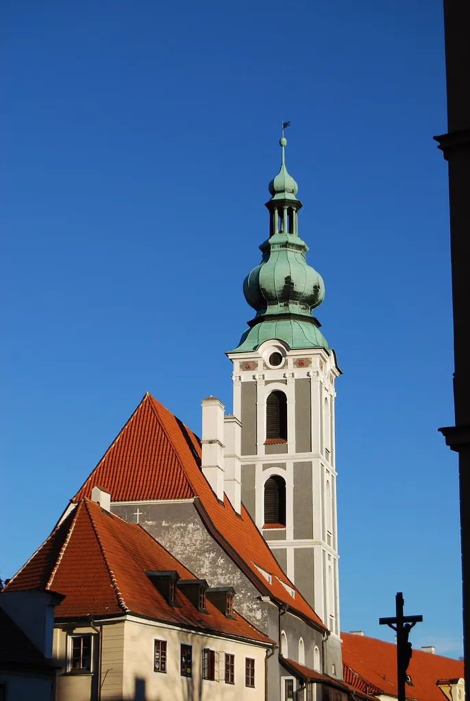 Český Krumlov. Okres Český Krumlov. Česko.