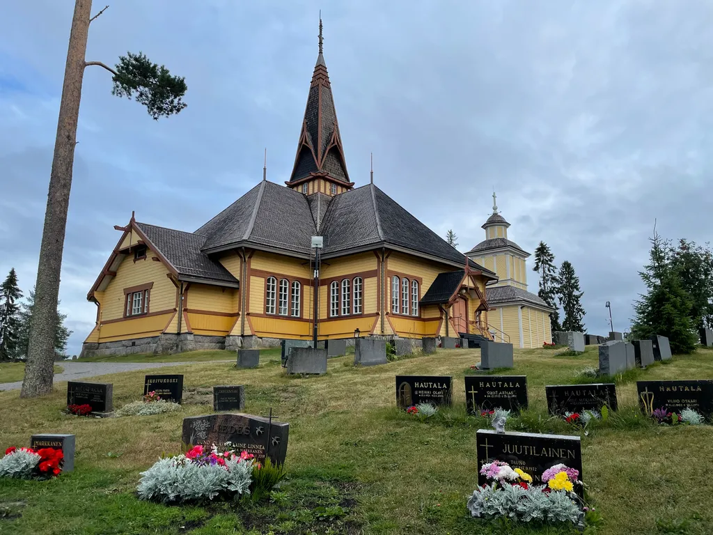 This is a photo of a monument in Finland identified by the ID 'Perho Church' (Q11887450) - RKY: 1631