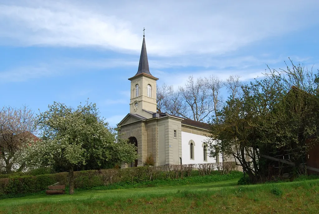 Catholic Church of Wallenried, canton of Fribourg, Switzerland