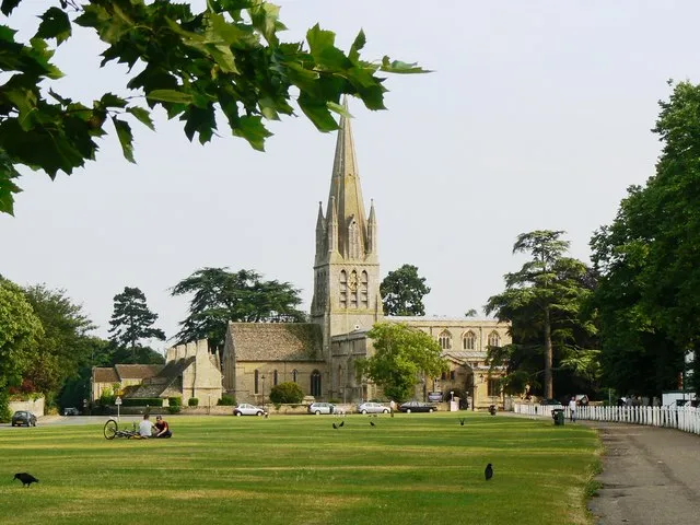 Church of England parish church of St Mary the Virgin, Church Green, Witney. This church was rebuilt in 1243.