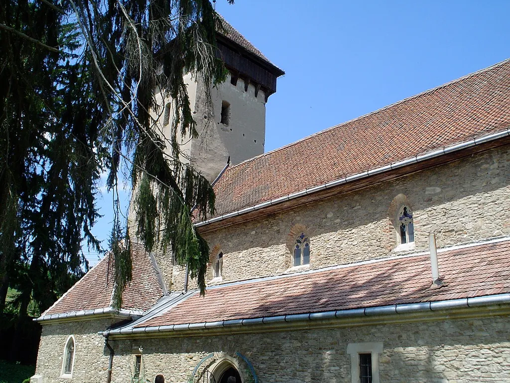 2007-07-14 Mălâncrav, Transylvania, Romania: Saxon fortified church.