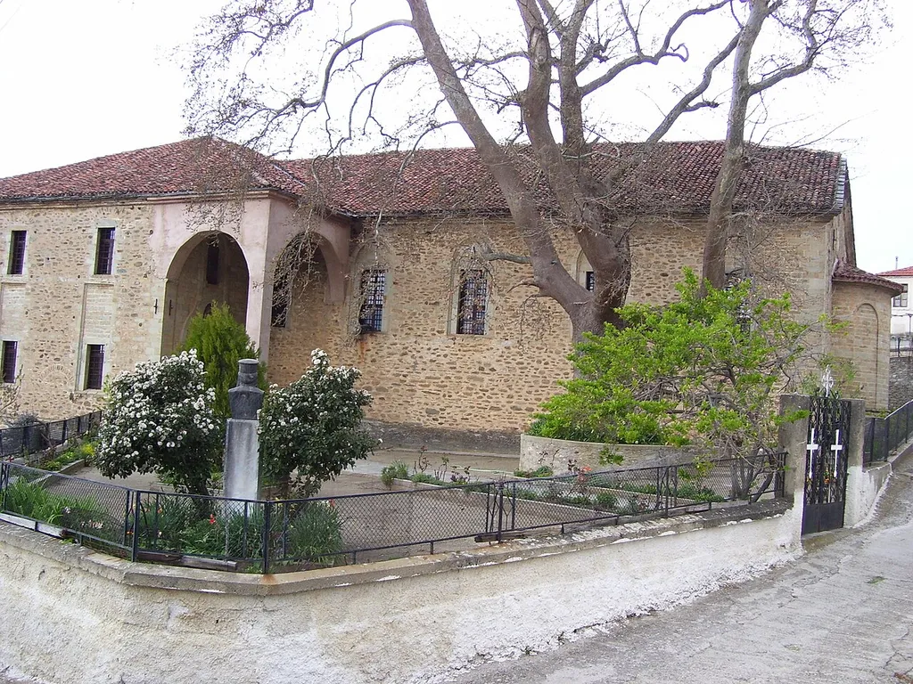 Church in the village of Vasiliada, Kastoria prefecture, Greece.
