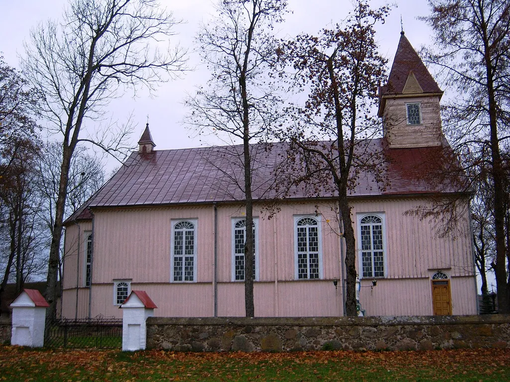 Roman Catholic Church in Šimonys, Kupiškis District, Lithuania