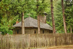 Holy Emperors' church in Lunca Priporului, Buzău