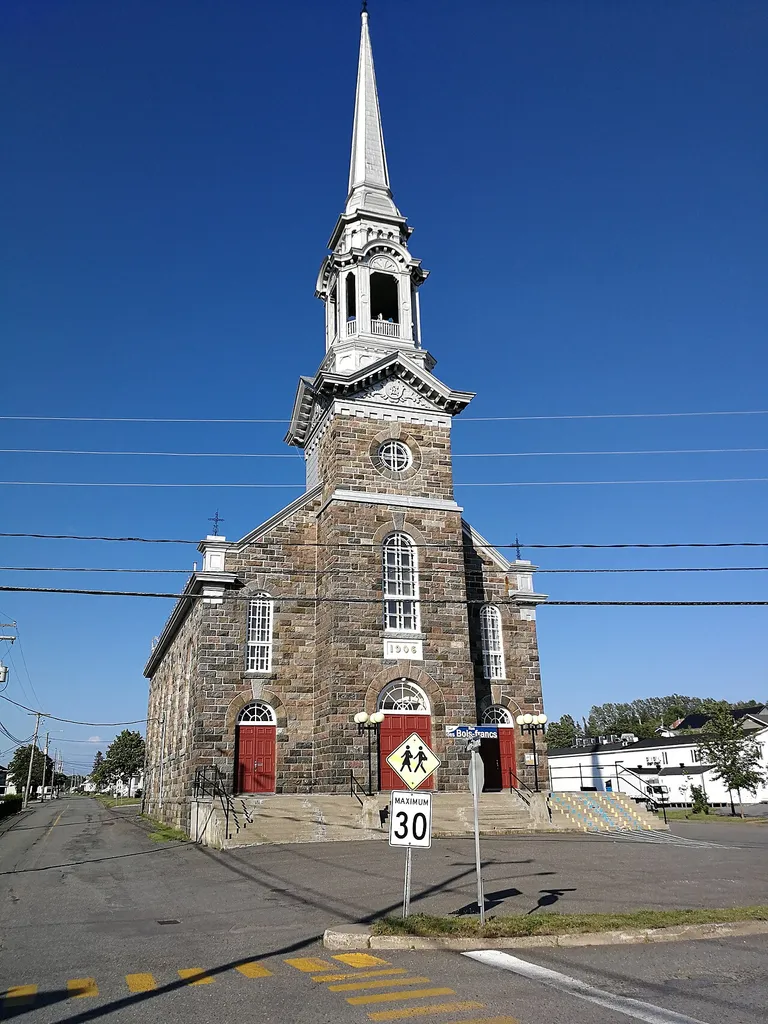 Église de Mont-Carmel dans la région du Kamouraska