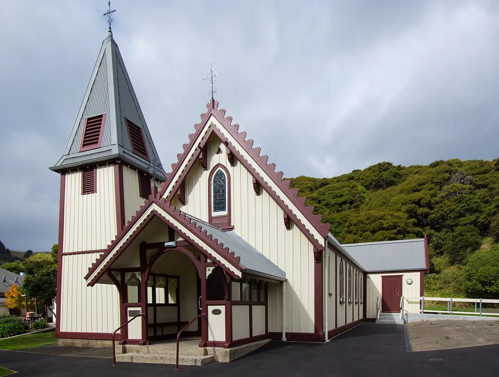 New colour scheme for St Patrick's Church, Akaroa