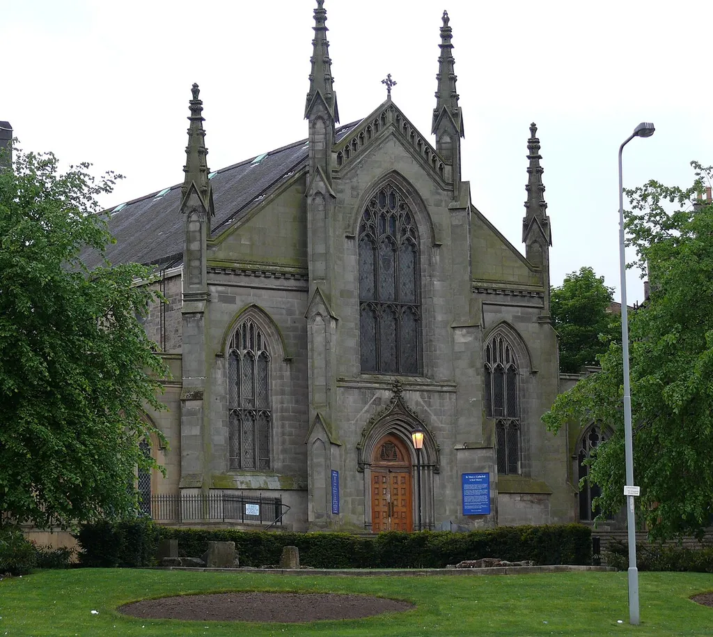 The Metropolitan Cathedral Church of Our Lady of the Assumption (St Mary's Cathedral, Edinburgh) is a Roman Catholic cathedral located in Edinburgh near York Place.