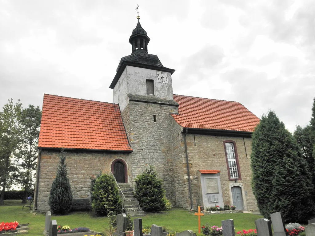 Church in Heichelheim in Thuringia