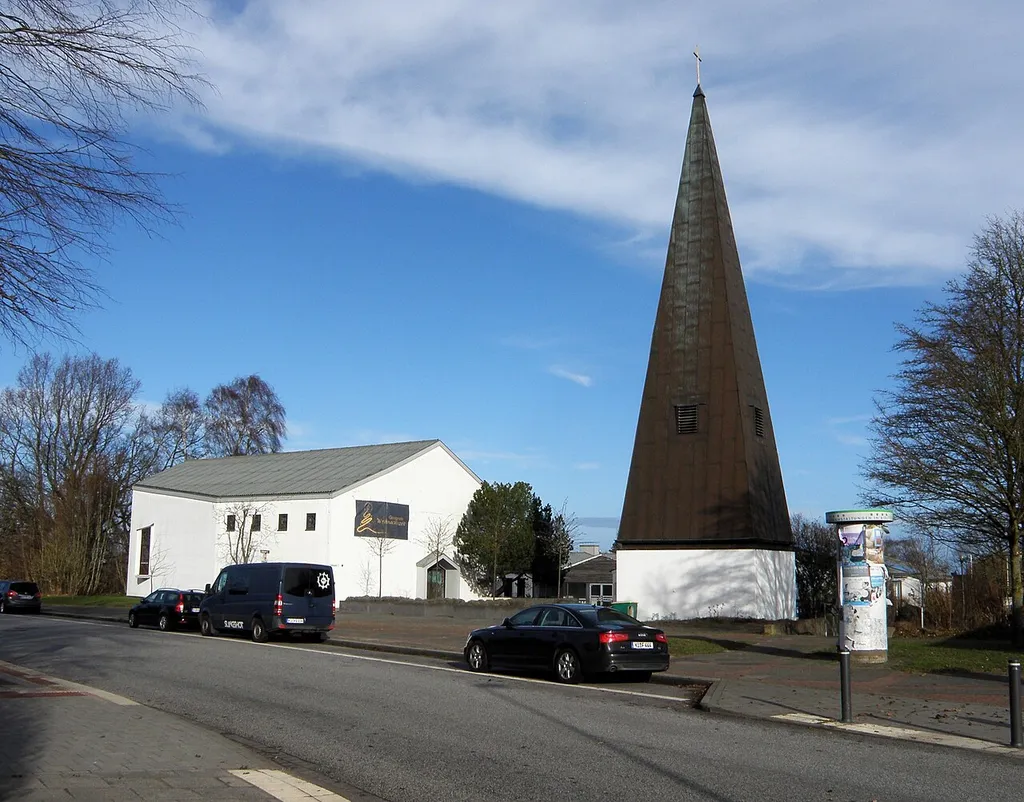 Die Dietrich-Bonhoeffer-Kirche in Kiel-Schilksee.