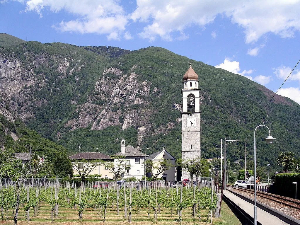 Church of Tegna, Ticino, Switzerland.