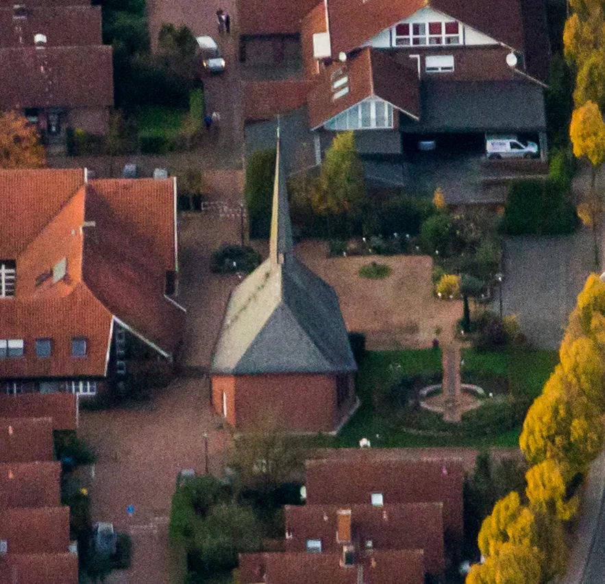 Church “Under the Cross”, Nottuln, North Rhine-Westphalia, Germany