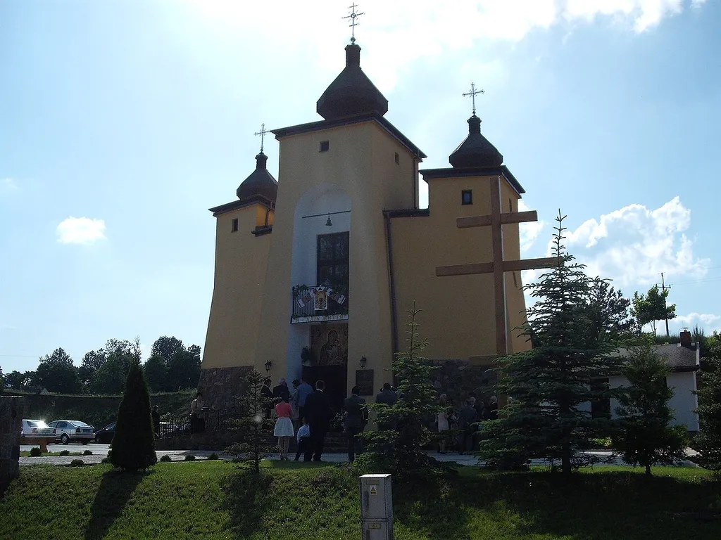 Cerkiew greckokatolicka w Kruklankach.