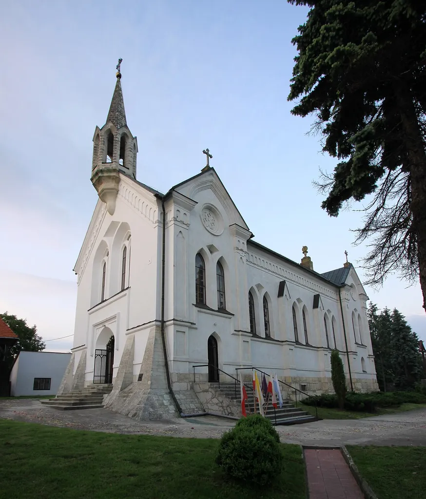 Słaboszów - Neo-Gothic Church of Saint Nicholas, built between 1854-1876, designed by Henryk Marconi, founded by Joseph Bzowski.