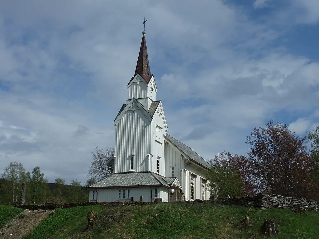 Øye church in Surnadal municipality in Møre og Romsdal county in Norway.