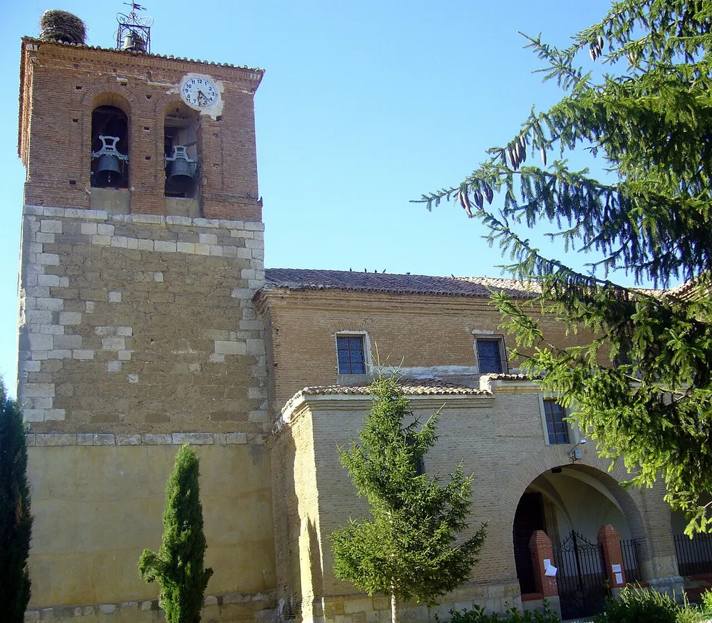 Church of St. Lawrence in Revenga de Campos, Palencia, Spain.