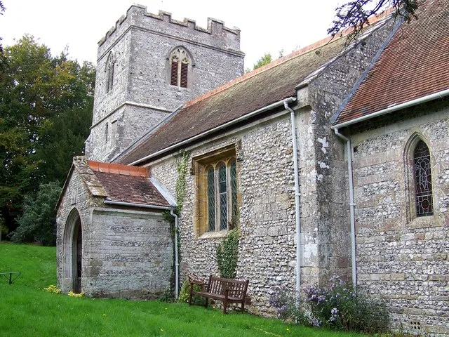 St Andrews Church, Milborne St Andrew The walls are of flint and stone with ashlar dressings. The Nave is Norman. The tower is of two stages with diagonal buttresses in the lower stage and there are six bells.