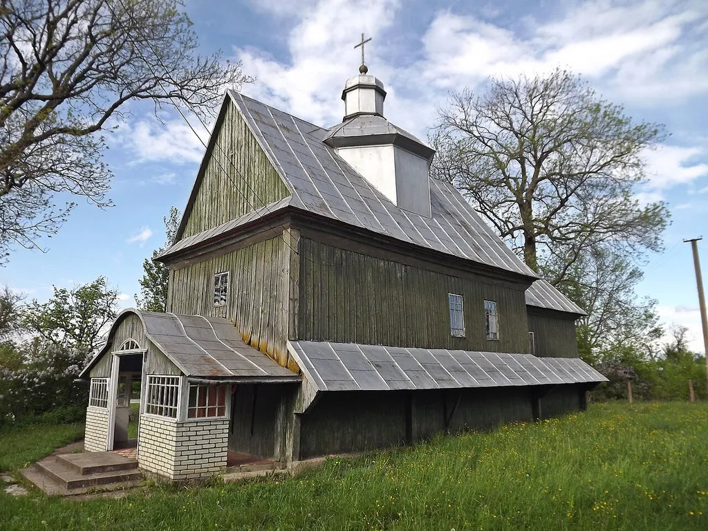 Церква Покрови Пресвятої Богородиці (дер.), с. Підгайчики, вигляд з південної сторони,