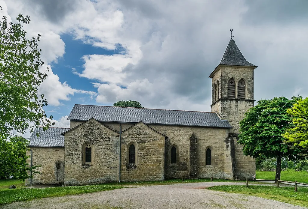 Church of Le Grand Mas, commune of Mouret, Aveyron, France